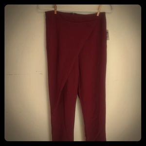 Charlotte Russe Burgandy Dress Slacks